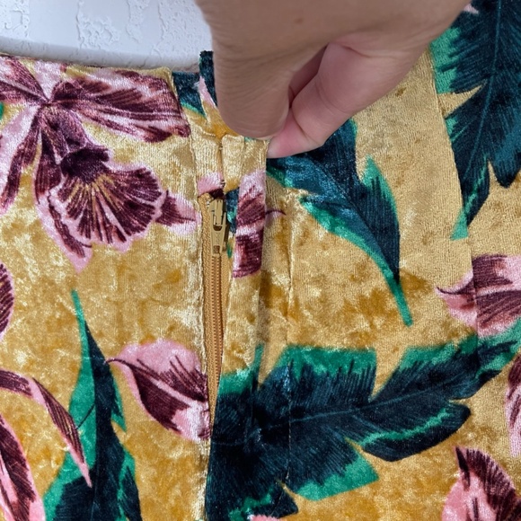 Scotch & Soda Maison Scotch Aloha Hula Velour Wide Leg Pants Sz M Multicolor - Picture 4 of 15